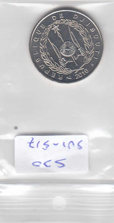 S30-SV1-0517-M01 Djibouti 50 Francs UNC 2016 KM25