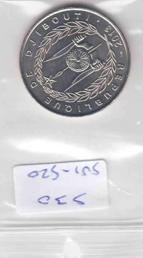 S30-SV1-0520-M02 Djibouti 100 Francs UNC 2013 KM26