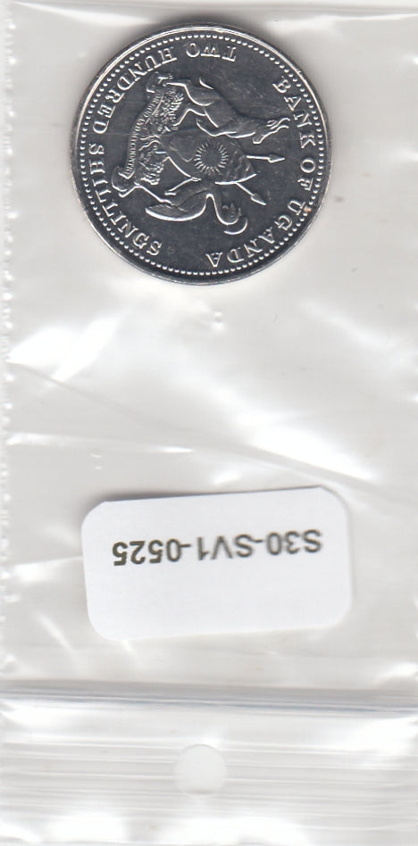 S30-SV1-0525 Uganda 200 Shillings UNC 2019 KM68a