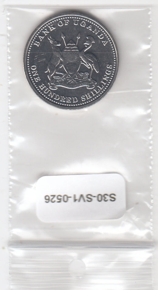 S30-SV1-0526 Uganda 100 Shillings UNC 2019 KM67a