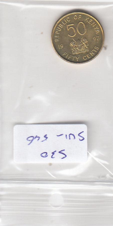 S30-SV1-0546-M07 Kenia 50 Cent UNC 1997 KM28