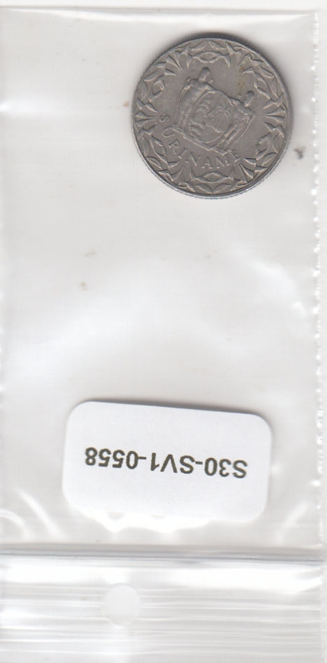 S30-SV1-0558 Suriname 25 Cent ZG 1972 KM14