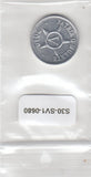 S30-SV1-0680 Cuba 5 Centavos UNC 2019