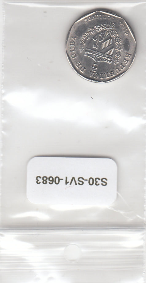 S30-SV1-0683 Cuba 10 Centavos AU 2017 KM57