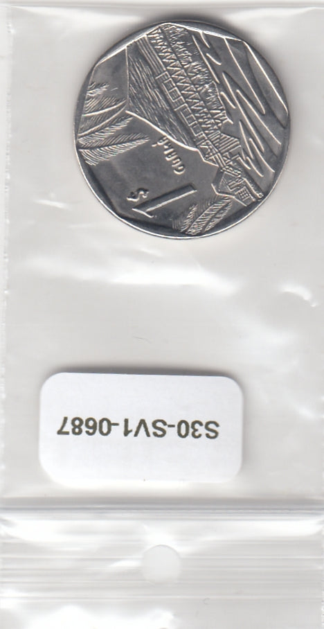 S30-SV1-0687 Cuba 1 Peso UNC 2018 KM579