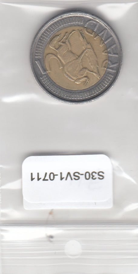 S30-SV1-0711 Zuid-Afrika 5 Rand VF 2023 KM784 Siswati/isiZulu - isiXhosa - Tshivenda