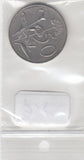 S30-SV1-0715 South Africa 50 Cents VF 1968 KM79.1   South