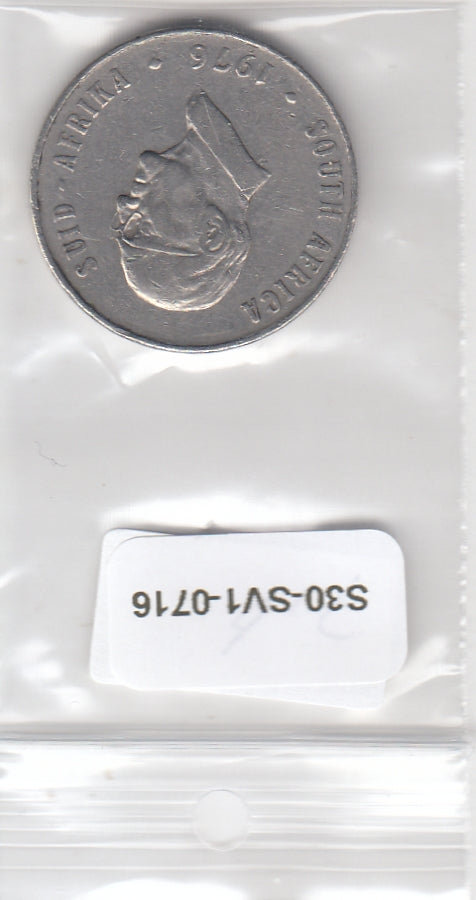 S30-SV1-0716 Zuid-Afrika 50 Cent ZG 1976 KM96   Zuid