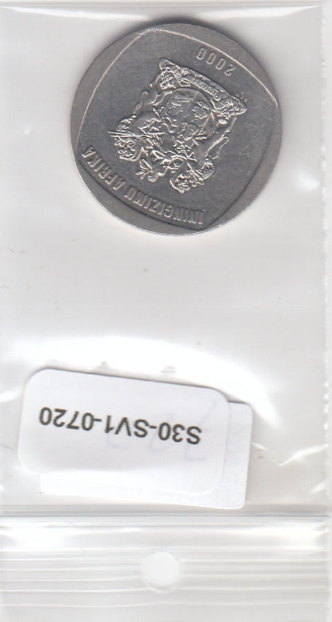 S30-SV1-0720 Zuid-Afrika 5 Rand UNC 2000 KM166   ININGIZIMU AFRIKA
