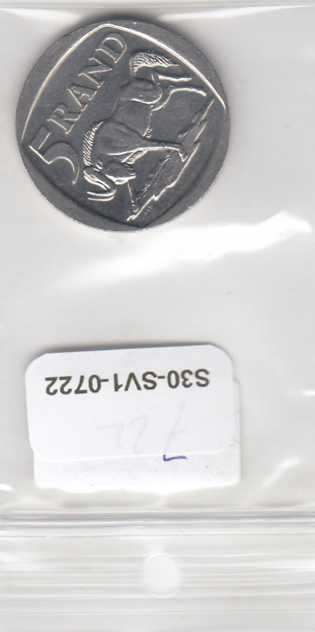 S30-SV1-0722 South Africa 5 Rand UNC 2003 KM337   Afurika Tshipembe - Ningizimu Afrika