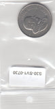 S30-SV1-0730 South Africa 20 Cents VF 1965 KM69.1   South-Suid
