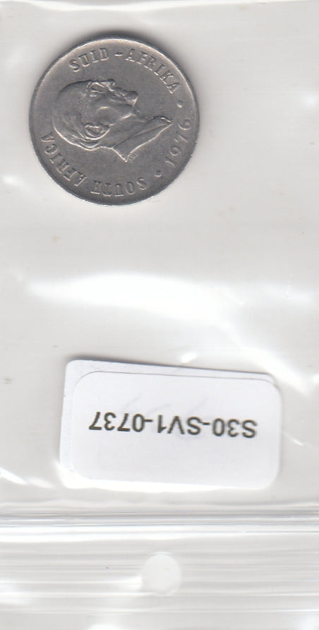 S30-SV1-0737 South Africa 10 Cents VF+ 1976 KM68.2   Suid-South