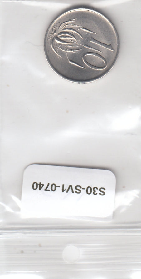 S30-SV1-0740 Zuid-Afrika 10 Cent UNC 1983 KM86