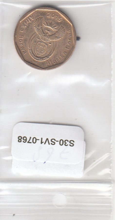 S30-SV1-0768 South Africa 50 Cents UNC 2015     Afrika Borwa - Aforika Borwa