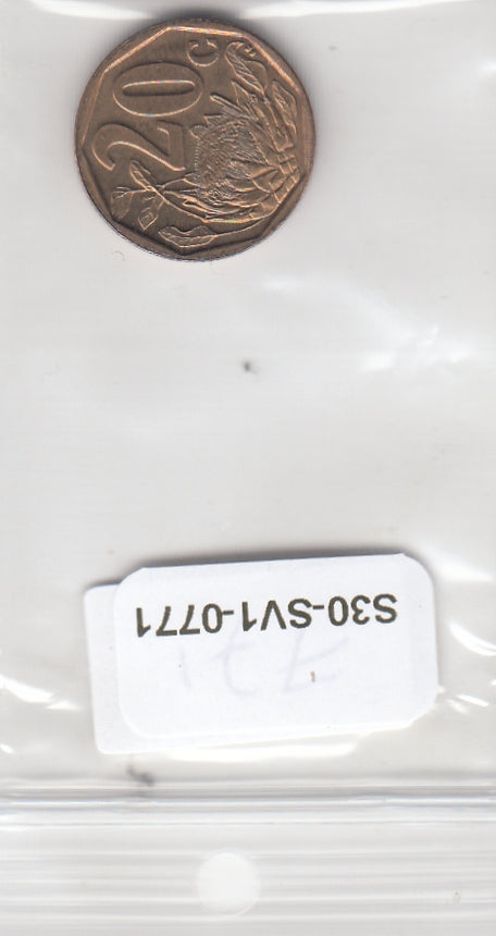 S30-SV1-0771 Zuid-Afrika 20 Cent UNC 2008 KM442