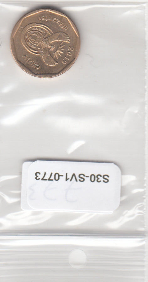 S30-SV1-0773 South Africa 20 Cents UNC 2019 KM488   uMzantsi Afrika