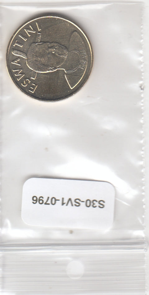 S30-SV1-0796-M01 Eswatini 2 Emalangeni UNC 2021 KM74