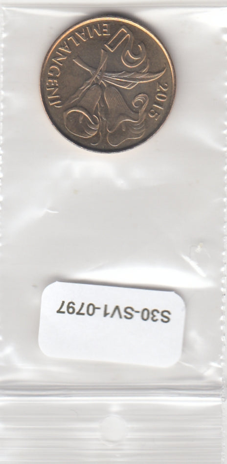 S30-SV1-0797-M05 Eswatini 2 Emalangeni UNC 2015 KM67