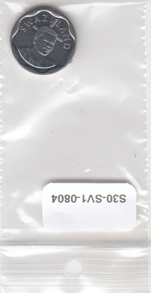 S30-SV1-0804-M04 Eswatini 10 Cents UNC 2015 KM63