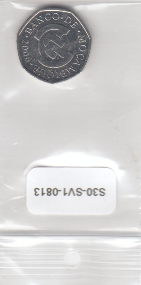 S30-SV1-0813-M02 Mozambique 1 Metical UNC 2006 KM137