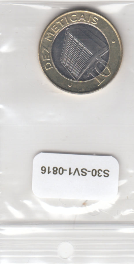 S30-SV1-0816-M02 Mozambique 10 Meticais UNC 2006 KM140
