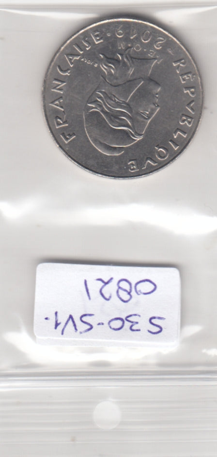 S30-SV1-0821 Polynesie 20 Francs AU 2019 KM9a   EOM