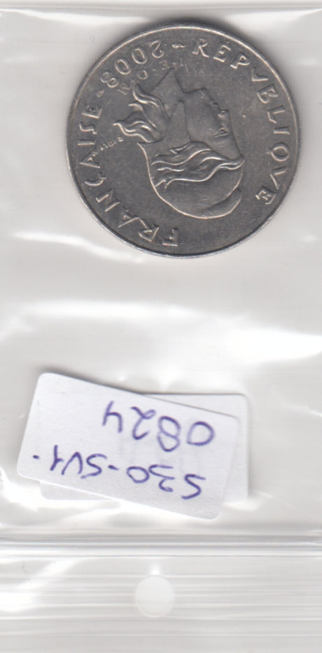 S30-SV1-0824 Polynesie 20 Francs VF+ 2008 KM9a   EOM