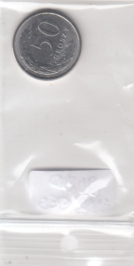 S30-SV1-0846 Poland 50 Groszy UNC 2020 Y973c