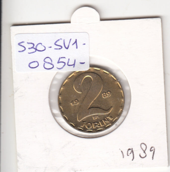 S30-SV1-0854 Hungary 2 Forint UNC 1989 KM591