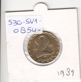 S30-SV1-0854 Hungary 2 Forint UNC 1989 KM591
