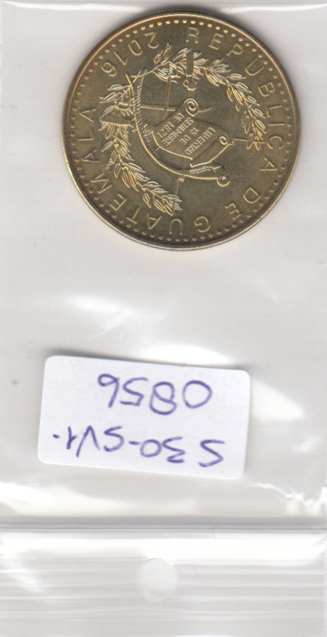 S30-SV1-0856 Guatemala 1 Quetzal UNC 2016 KM284a   Magnetic