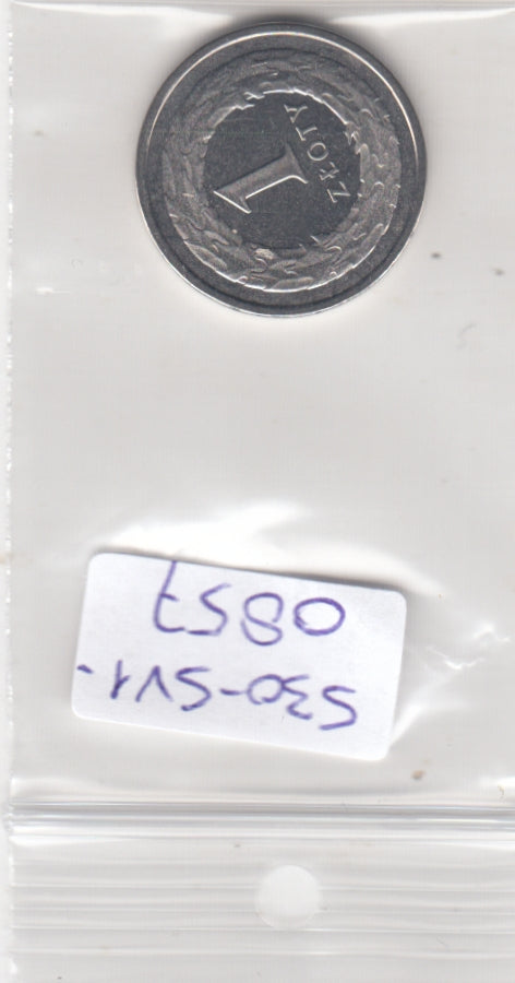 S30-SV1-0857 Poland 1 Zloty UNC 2020 Y974c