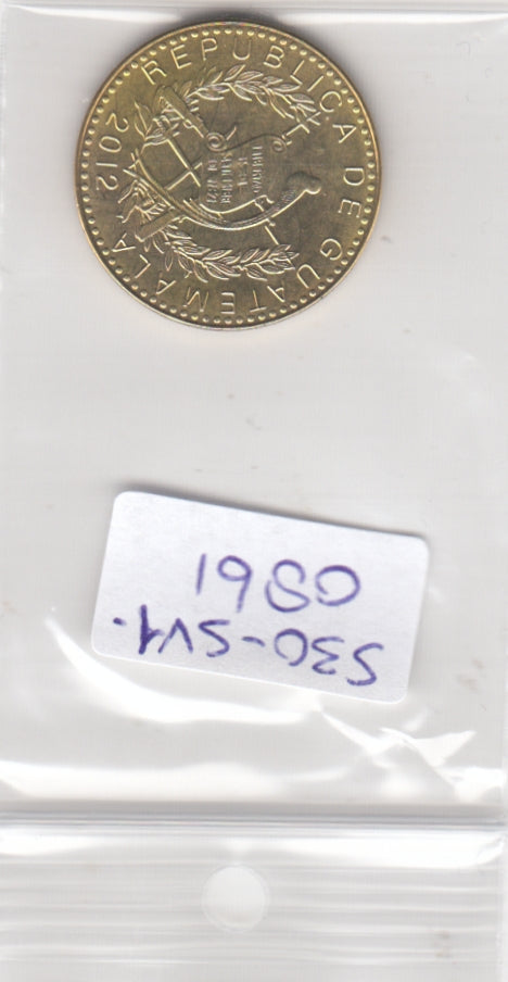 S30-SV1-0861 Guatemala 50 Centavos UNC 2012 Y283a   Magnetic