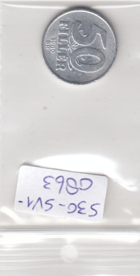 S30-SV1-0863 Hungary 50 Filler VF 1989 KM574