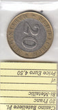 S30-SV1-0874 Martinique-token 20 Franc         Casino