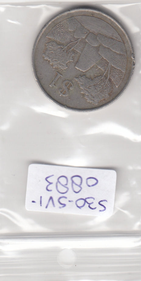 S30-SV1-0883 Zimbabwe 1 Dollar VF 1980 KM67