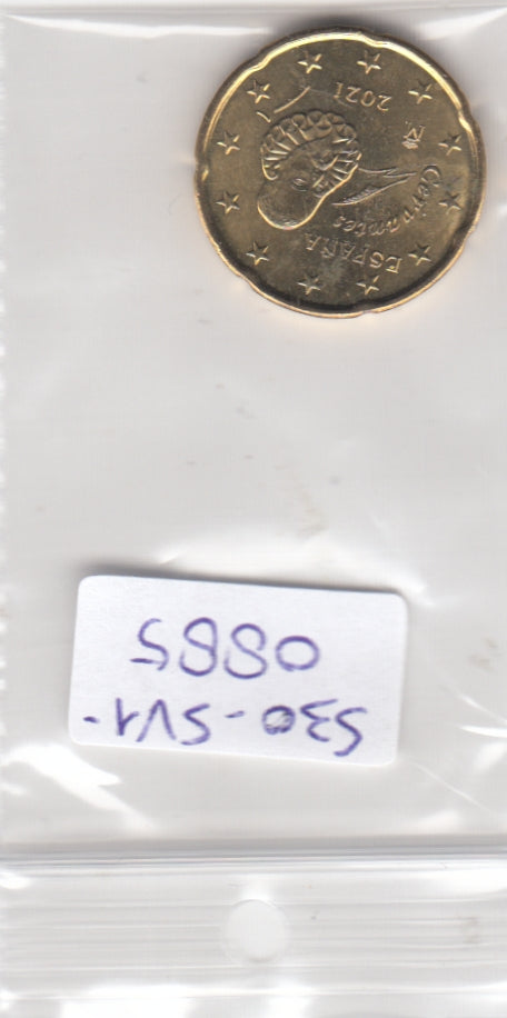S30-SV1-0885 Spain 20 Cent AU 2021 KM1148