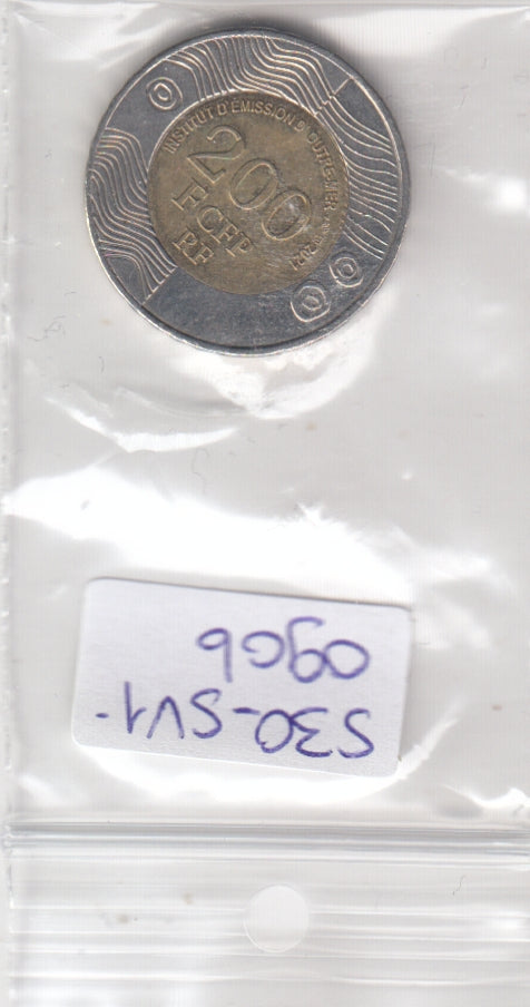 S30-SV1-0906 French Pacific Territories 200 Francs