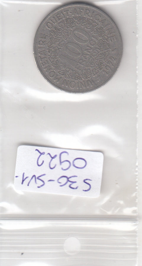 S30-SV1-0922 Western African States  100 Francs FI 1972 KM4