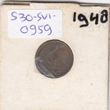 S30-SV1-0959 Netherlands 1 Cent FI 1948 KM175
