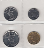 S30-SV1-1000-M02 Eswatini Set 6 Munten 2018 UNC       S30-SVI-786|787|788|789|