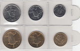 S30-SV1-1002-M02 Eswatini Set 6 Munten 2015 UNC       S30-SVI-795|797|799|801|802|904|