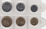 S30-SV1-1002-M03 Eswatini Set 6 Munten 2015 UNC S30-SVI-795|797|799|801|802|904|