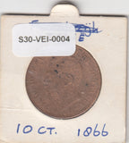S30-VEI-0004 Italië 10 Centesimi VG 1866 KM11 T