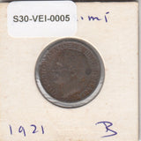 S30-VEI-0005 Italy 10 Centesimi VF 1921 KM50 B
