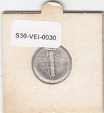 S30-VEI-0030 USA Dime FI/VF 1941 KM140 S zilver