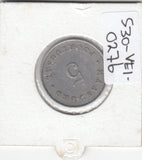 S30-VEI-0276 Netherlands-Token Shipboard Tokens VF 1947 Kooij BS003.1   Stoomvaart Maatschappij Nederland (5)