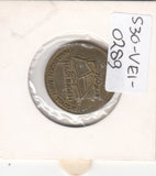 S30-VEI-0289 Netherlands-Token City Medal XF 1984     750 Jaar Harlingen