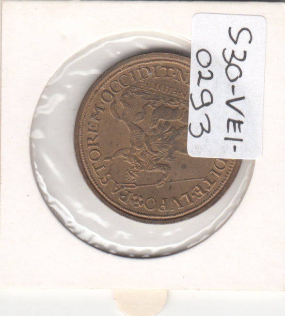 S30-VEI-0293 Netherlands-Token Commemorative Medal   1984     400 years ago Willem Van Oranje Murdered