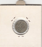 S30-ZIL-0005 Sweden 10 Ore VF 1950 KM813 G zilver